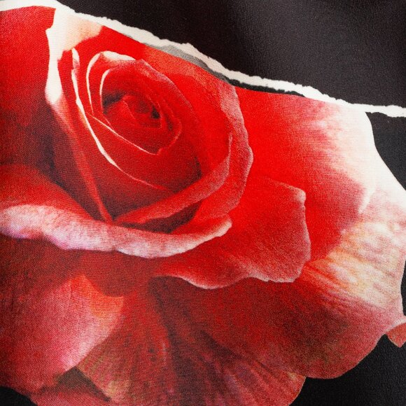 Alexander McQueen PF/19 Torn Rose Ivory Floral Silk Tank - Picture 9 of 13